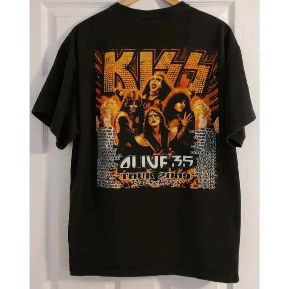 Men's KISS Alive 35 Tour Tee T-Shirt 2009 - XL - Picture 3 of 3